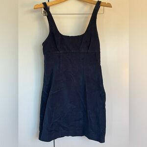 Navy blue Urban Outfitters corduroy mini dress